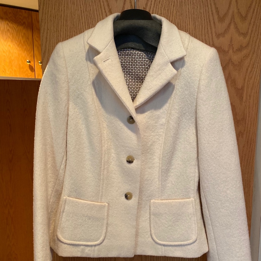 Ivory Wool Weekend MaxMara Blazer
